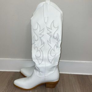 Billini White Cowboy Boots